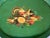 French Provincial Antique 19th Century French Tole Serving Tray With Mid-Century Decal For Sale - Image 3 of 12