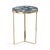 Contemporary 20-Inch High La Sardaigne Blue Agate End Table For Sale - Image 3 of 3