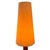 The Nickel Básica M2 table lamp by Santiago Roqueta for Santa & Cole with cone shade. It features a mahogany wood cylinder...