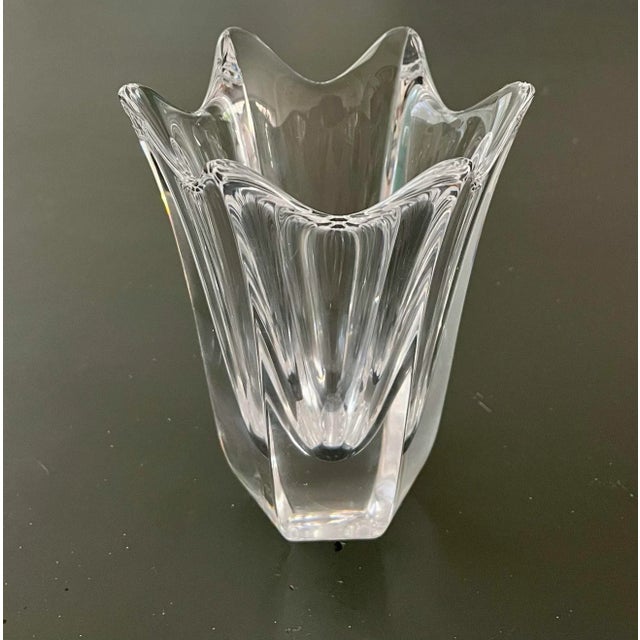 Late 20th Century Orrefors Sweden Tulip Lead Crystal Vase For Sale - Image 12 of 12