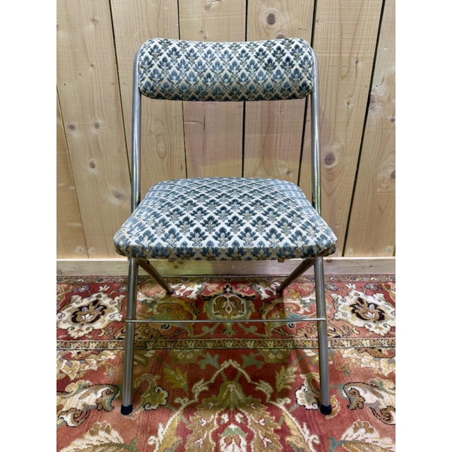 1960s Folding Chairs in Chromed Tubular Metal, 1960, Set of 12 For Sale - Image 5 of 12