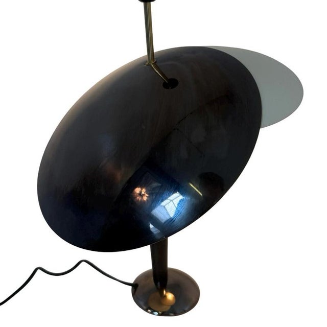 Dutch Postmodern Schijvenlamp in Gray Gunmetal from Herda For Sale - Image 9 of 11