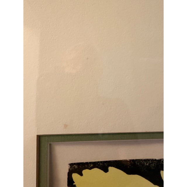 Irving Amen (American, 1918–2011) "In Thought" Signed Limited Edition Color Woodcut, Framed For Sale In Palm Springs - Image 6 of 12