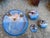 French Antique French Porcelain Handpainted Bird Vanity Set With Ring Dish and Trinket Boxes For Sale - Image 3 of 5
