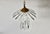 Art Deco Vintage Ercole Barovier for Murano Style Glass Pendant Light Fixture For Sale - Image 3 of 18