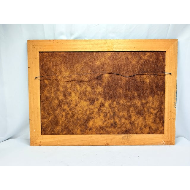 Wpa Style Industrial Landscape Oil on Board, Signed by Artist For Sale - Image 9 of 9