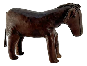 1960's Dimitri Omersa Leather Abercrombie & Fitch Donkey