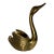 Vintage Brass Swan Planter For Sale