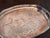 Metal Large Silver Plate Gallery Drinks Tray with Equestrian Copper Engraving For Sale - Image 7 of 9