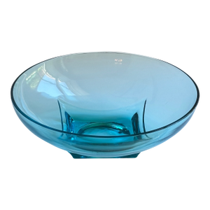 1960s Hazel Atlas Capri Blue Bowl