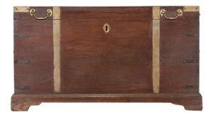 English Georgian Mahogany Campaign Chest, 1870s