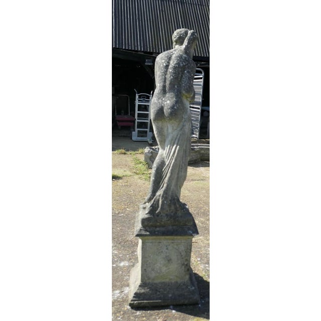 Large Weathered Garden Statue of Venus, 1900 For Sale - Image 10 of 13