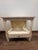 Vintage John Widdicomb Cream & Gold Bedroom Suite W/ Mirror & Nightstands – Original Condition For Sale - Image 10 of 12