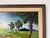 Wood Vintage Victor Chavarría M. Folk Art Spanish Landscape Oil on Canvas Painting, Framed For Sale - Image 7 of 12