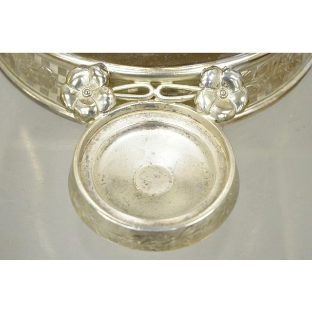 Antique Wilcox Silver Plated Victorian Ornate Tilt Stand Water Lemonade Pitcher For Sale - Image 11 of 12