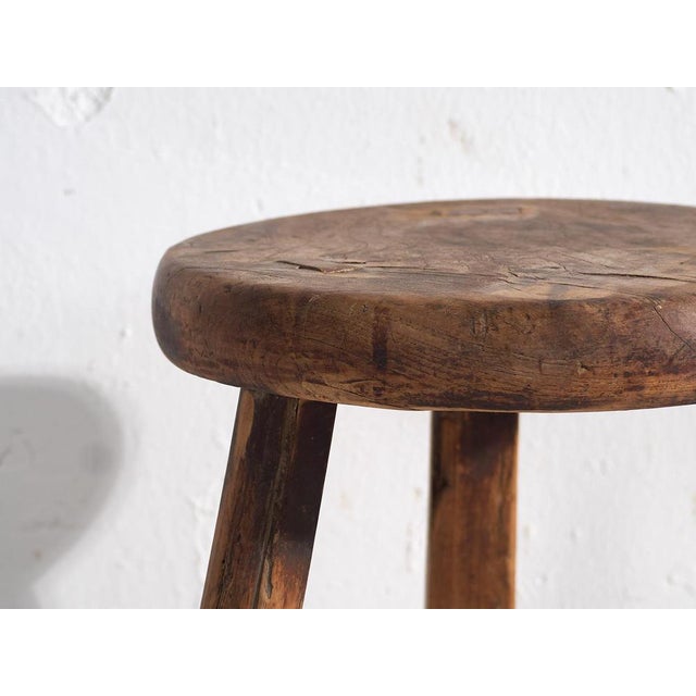 Antique Handmade Stool, 1900 For Sale - Image 4 of 8