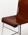 Brown Vintage Italian Chrome and Leather Chairs, 1970s, Set of 4 For Sale - Image 8 of 10
