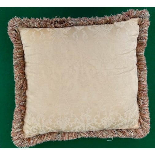 Vintage French Country Needlepoint Pillow For Sale - Image 10 of 11