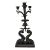 1 of 2 Huge Rare Maitland Smith Bronze Candelabra With Dolphins Candle Holders For Sale