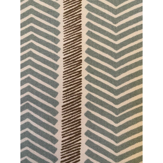 Serena & Lily Serena & Lily Herringbone Fabric 2 1/2 Yards For Sale - Image 4 of 5