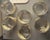 Metal 1960s Cera 22k Gold Old World Map Lowball Glasses - Set of 6 For Sale - Image 7 of 11