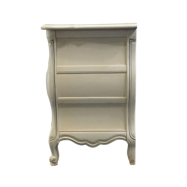 Thomasville Furniture Debussy Collection Off White Painted French Provincial 78" Triple Dresser 9455-130 For Sale - Image 10 of 13