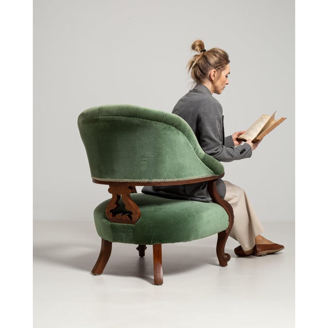 A refined Louis Philippe period chair featuring soft lines and understated elegance. Known for its approachable yet...