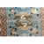 1980s Blue Modern Medallion Greek Key Vintage Chinese Handwoven Rug 3' X 5' For Sale - Image 4 of 8