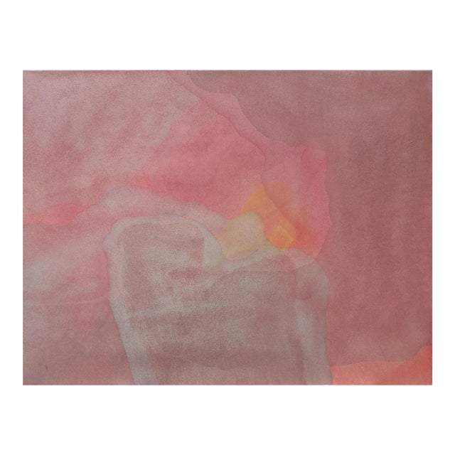 Donald Gerola, Abstract Rose, Sand Fresco For Sale