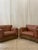 Italian Leather Club Chairs, 1960s, Set of 2 For Sale - Image 6 of 12