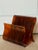 Very Rare Vintage 1970's Mid Century Modern Free Form Magazine Rack in Faux Tortoiseshell Lucite / Plexiglass For Sale - Image 9 of 18