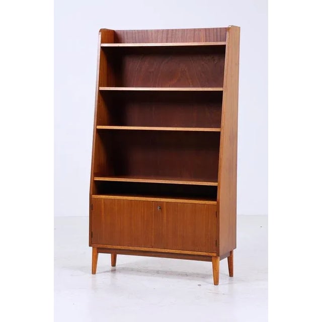Mid-Century Wooden Shelf Cabinet, 1960s For Sale - Image 4 of 11