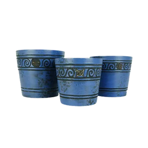 Ceramic Pergamon Flower Pots by Hans Welling for Ceramano, 1960s, Set of 3