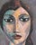 Portrait of Spanish Woman, 1980s, Acrylic Painting on Canvas, Framed For Sale - Image 4 of 11