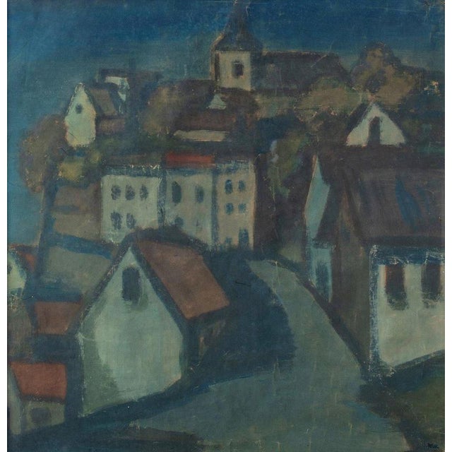 Framed dimensions: 80 x 79 cm Paper dimensions: 55 x 53 cm Watercolour in excellent condition. Glazed under a fabric mount...