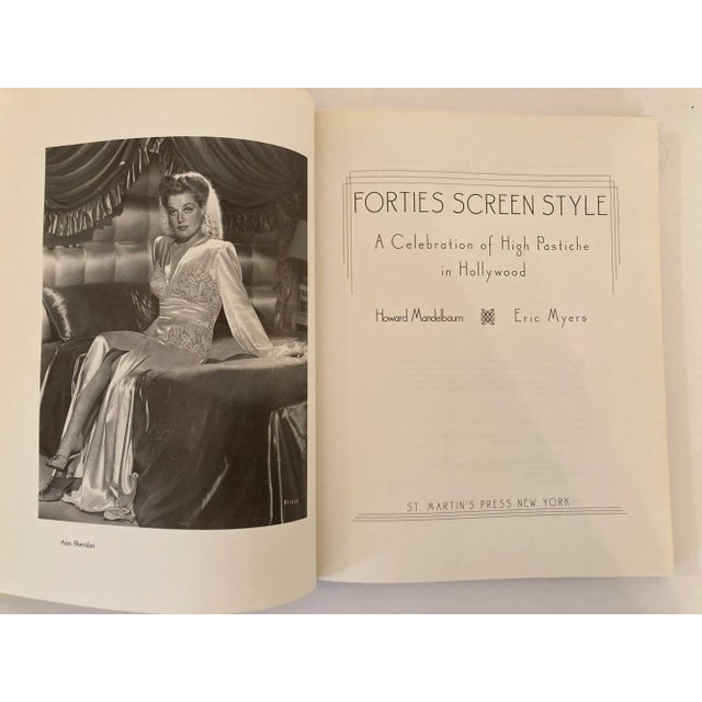 Forties Screen Style a Celebration of High Pastiche in Hollywood 1st Edition1989 For Sale In Palm Springs - Image 6 of 13