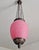 Antique Pink Glass and Brass Lantern, Austria, 1850s For Sale - Image 4 of 10
