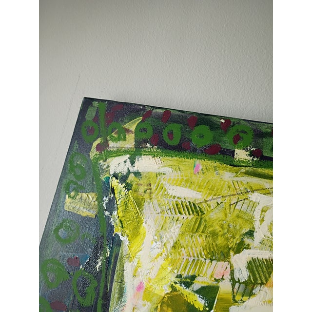 Mary Murdoch Original Abstract Expressionist Painting "Camping in the Jungle" – 24x30 For Sale In Tampa - Image 6 of 13