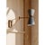 Mid-Century Modern Regina Andrew Gable Swing Arm Sconce, Antique Natural Brass with Storm Blue Shade For Sale - Image 3 of 8