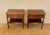 Charming pair of Spanish bedside tables dating from the mid-20th century. Crafted in wood, each table features a spacious...