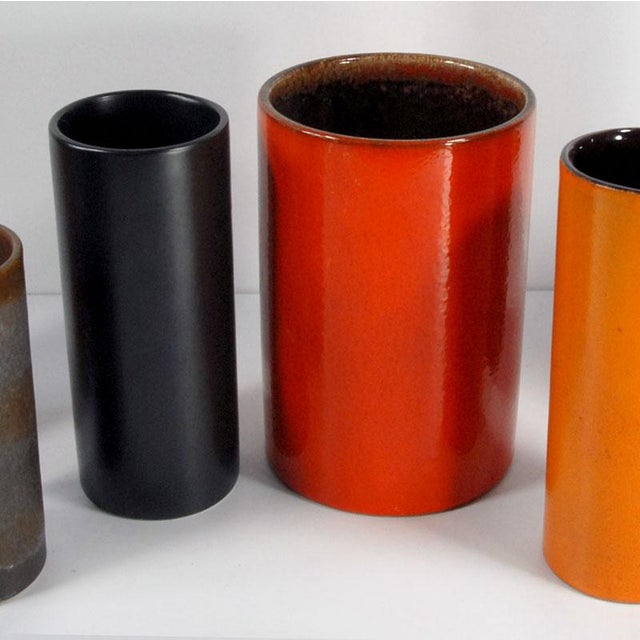 Vintage Tube Vases, 1970s, Set of 6 For Sale - Image 6 of 11