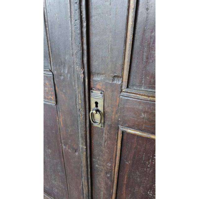 Large Scale 19th Century Antique European Wardrobe Cabinet For Sale - Image 11 of 13