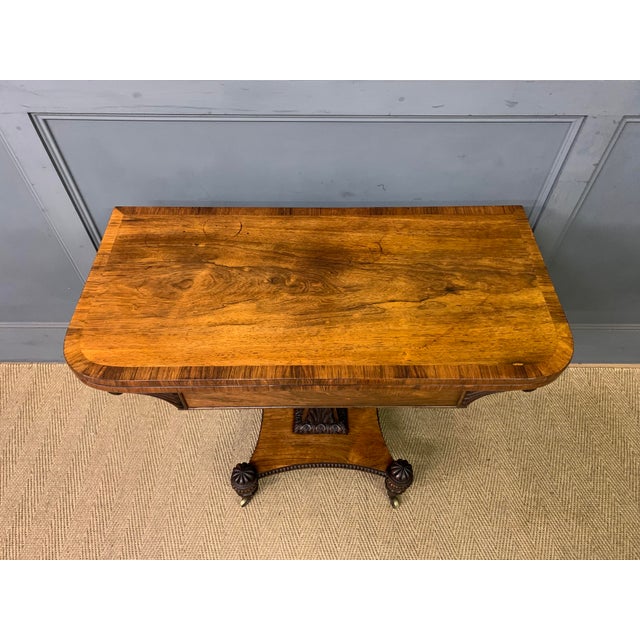 Regency Rosewood Card Table, 1815 For Sale - Image 17 of 17