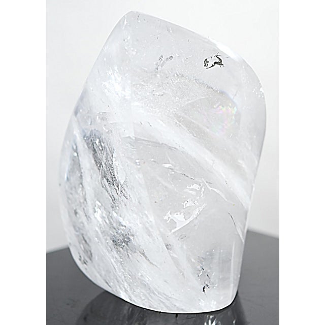 Brutalist Large Rutile Quartz Flame Natural Specimen 10.3 LBS For Sale - Image 3 of 4