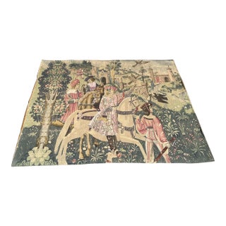 French Tapestry 71"x54" 20th Century For Sale