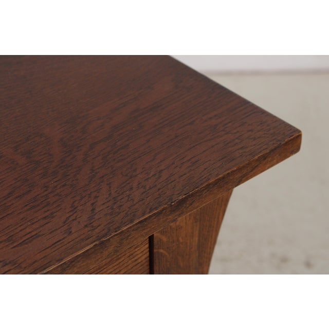 Stickley Mission Oak Console Hall or Sofa Table For Sale - Image 10 of 17