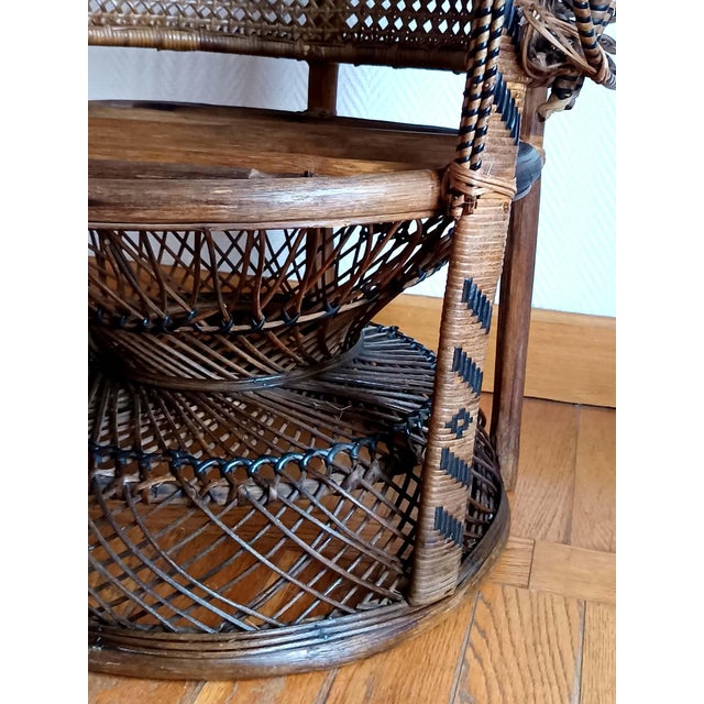 Vintage Emmanuelle Peacock Chair, 1960 For Sale - Image 9 of 13