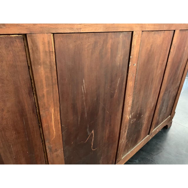 Renaissance Florentine Sculpted Wood Credenza, 1890s For Sale - Image 10 of 14