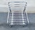 Postmodern Chromed Metal Lounge Armchair, Italy, 1980s For Sale - Image 6 of 13