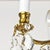 Vintage Brass and Crystal Chandelier 5 Light Baroque Rococo Revival Made in Sweden For Sale - Image 13 of 18